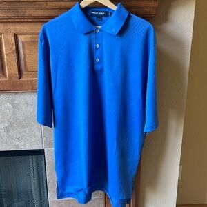 Polo blue golf shirt